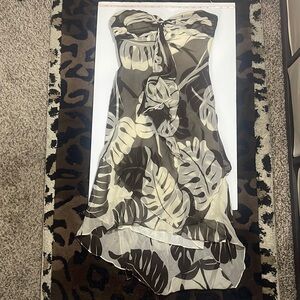 BCBG Maxazria - Size 6 - Chiffon & Silk - Beach High Low Dress